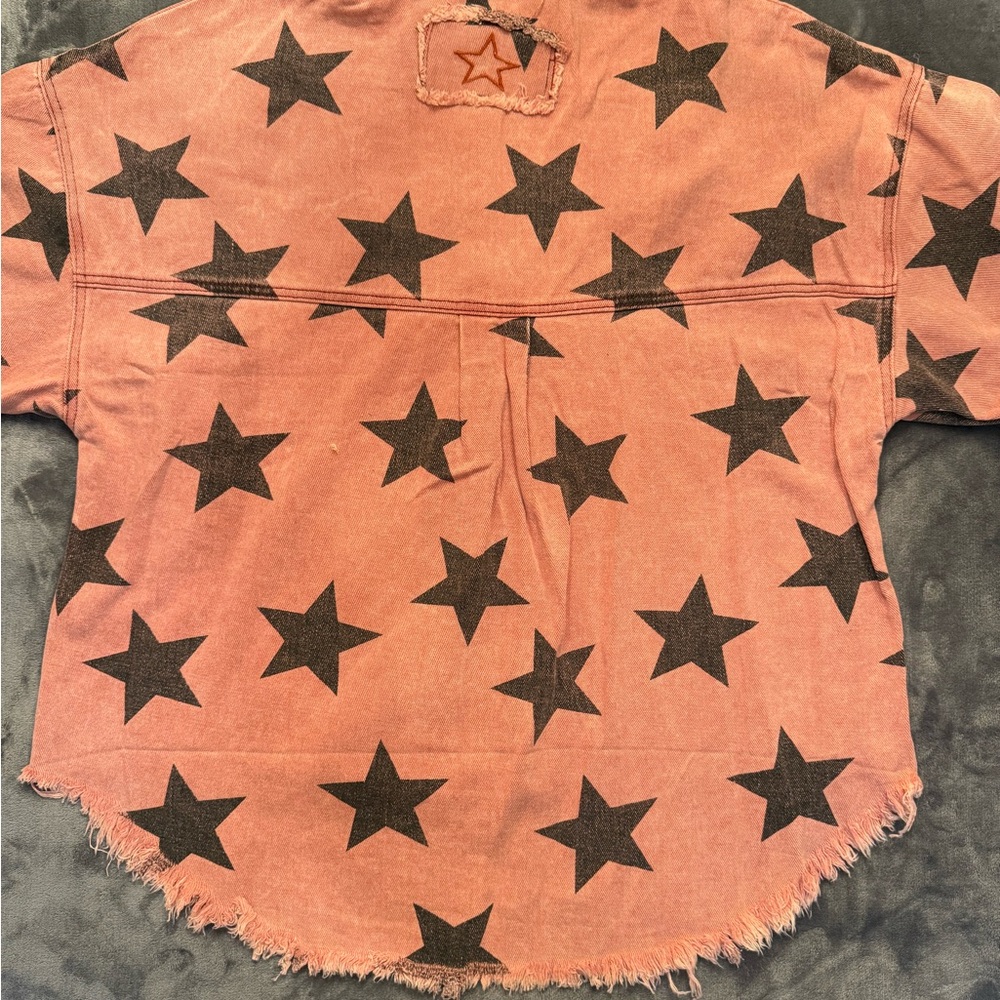 Nwot Pol Star Patterned Button-Up Jacket - image 2